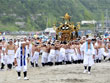 鵜原海水浴場での様子